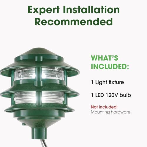 Greenfield PL3TLEDG 3-Tier Green Pathlight
