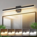 Joossnwell 31.5 Inch Black Bathroom Vanity Light