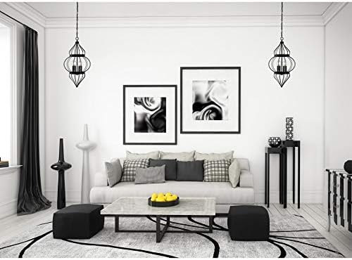 Westinghouse Salma Four-Light Chandelier, Matte Black