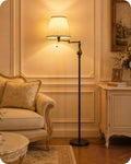 61" Vintage Floor Lamp with Adjustable Swing Arm