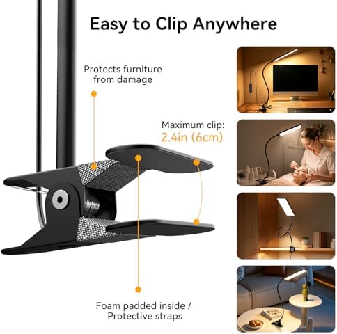 5W Clip-On USB Reading Lamp