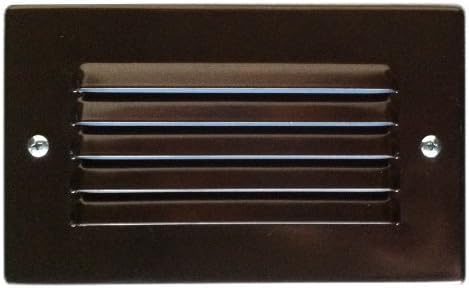 Import LED Louver Step Light, 2.7W, Bronze