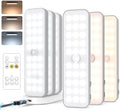 GOODEA 6" Under Cabinet Lighting with Charging Station, 6 Pack