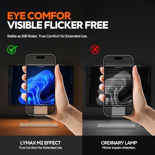 LYMAX Monitor Light Bar, USB Dimmable Computer Lamp