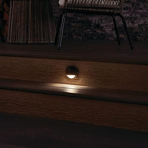 Kichler Half Moon LED Deck Light, White
