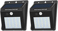 Solar Motion Sensor Wall Lights, 30 LED, Waterproof