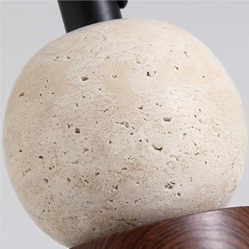 Vintage Industrial Travertine Pendant Light, E27