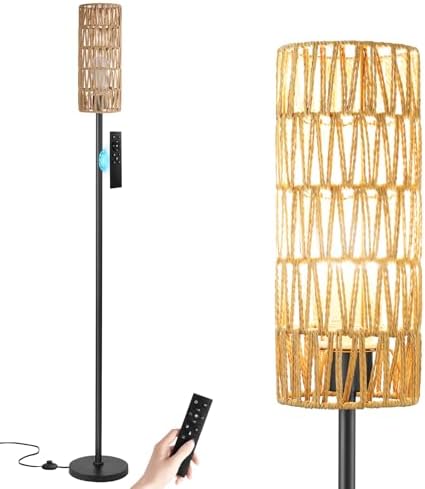 Ambimall 64'' Floor Lamps for Living Room with Remote Control and