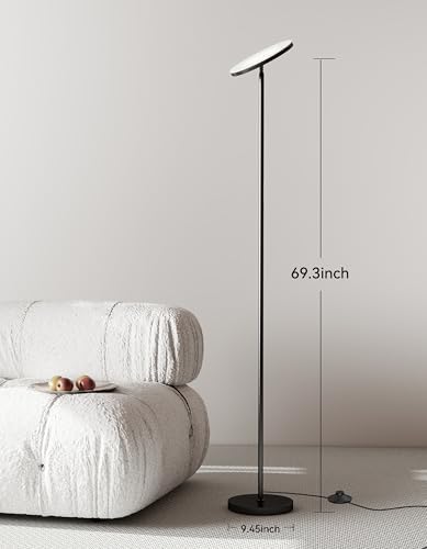 JOOFO LED Floor Lamp with Compact Remote