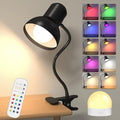 Rechargeable RGB Clip-On Reading Lamp with Clamp