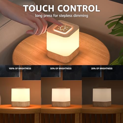 uuffoo 2 Pack Rechargeable Cordless Night Lights