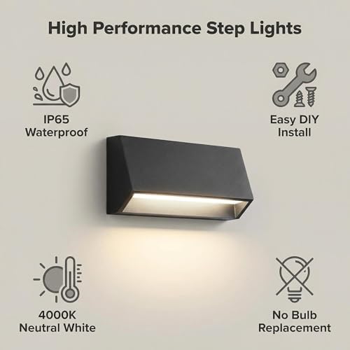 ZONK LED Step Lights, 4000K, 1-Pack
