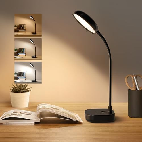 Rechargeable Desk Lamp, Black, 5W