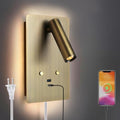 ZEROUNO Dimmable Plug-In Wall Sconce, 3000K