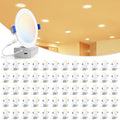 VOLISUN 60 Pack 6 Inch Ultra-Thin Recessed Lighting