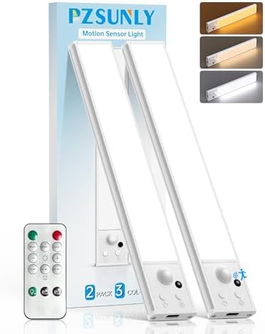 Under Cabinet Wireless Motion Sensor Lights, 2 Pack