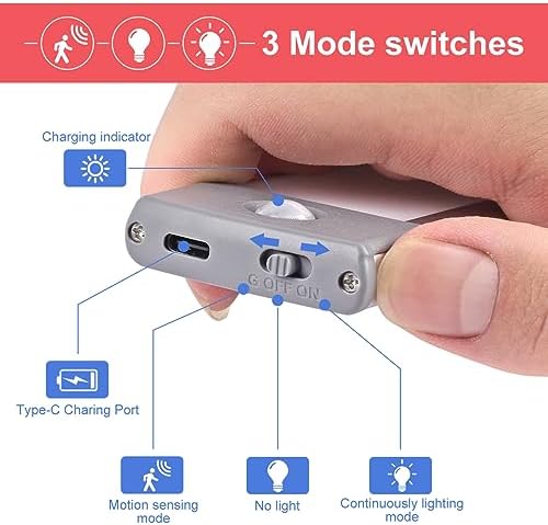 LED Motion Sensor Cabinet Light, USB Rechargeable