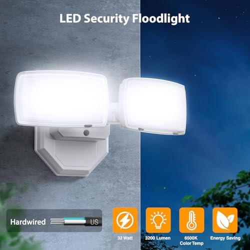 Onforu 32W 6500K LED Outdoor Flood Light