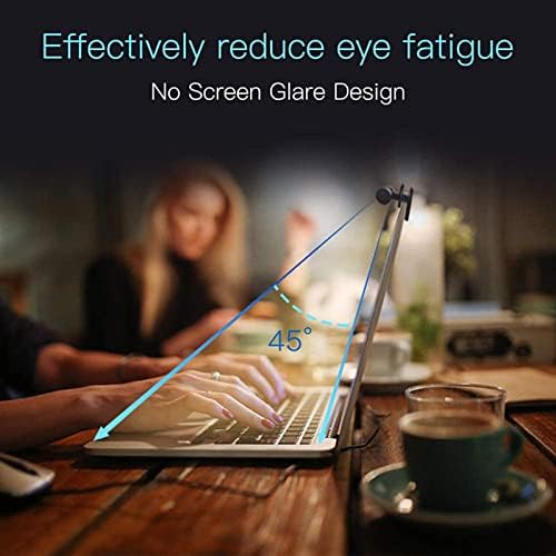 LED Laptop Monitor Lamp, 3 Colors, 10 Brightness Levels