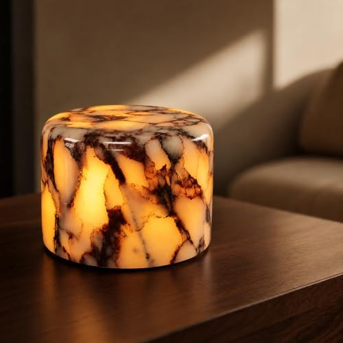 AOPO Natural Marble Cordless Table Lamp