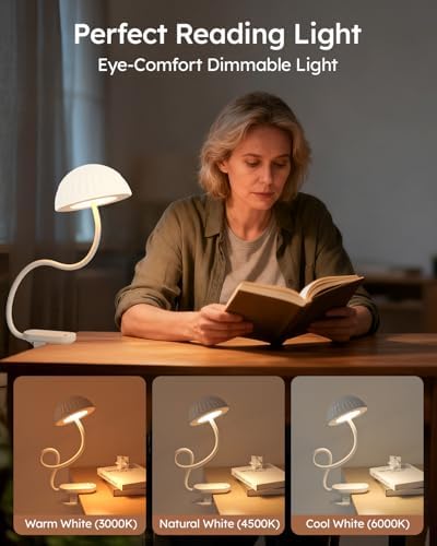 Rechargeable Clip-On Lamp with RGB Ambient Mode