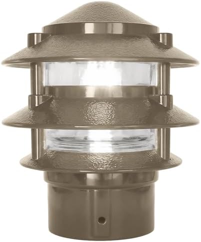 Greenfield PL3TPBLEDBR LED 3-Tier Pathlight, Bronze