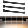 mirrea 3-Pack H-Type Dimmable LED Track Heads, Black