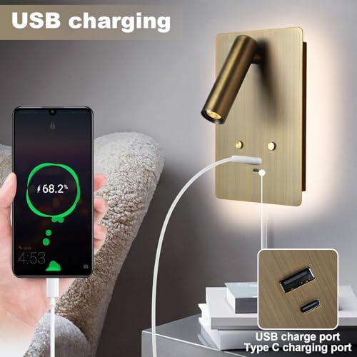 ZEROUNO Dimmable Plug-In Wall Sconce, 3000K