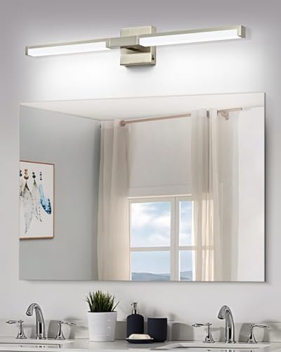 OKELI 32-Inch Brushed Nickel Bathroom Vanity Light