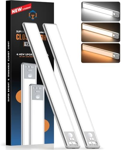 Reoshine 126 LED Rechargeable Under Cabinet Lights, 2 Pack