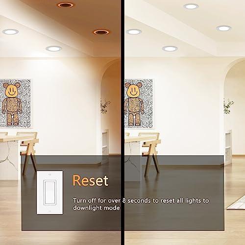 CycevSun 16 Pack 6 Inch Canless LED Recessed Lights