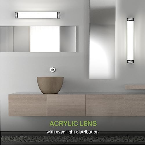 ASD 36-Inch LED Bathroom Vanity Light, Black