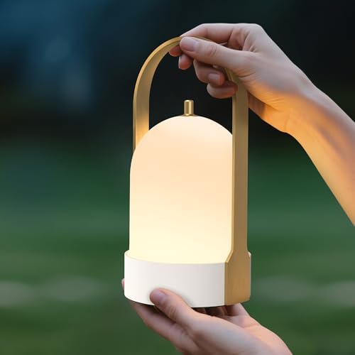 Tubicen Rechargeable Outdoor Lantern, IP44 Waterproof