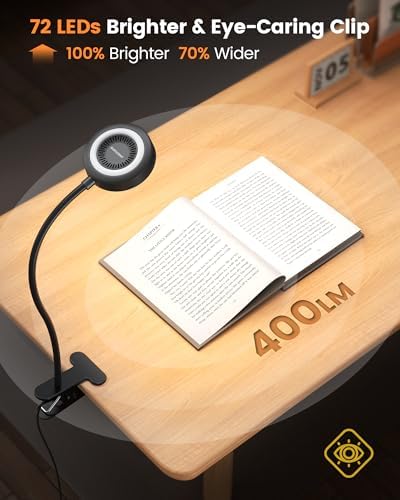 Glocusent 72 LED Desk Lamp, Amber Night Light