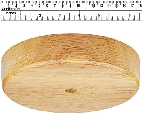 Arturesthome 7" Wood Ceiling Canopy Light Kit