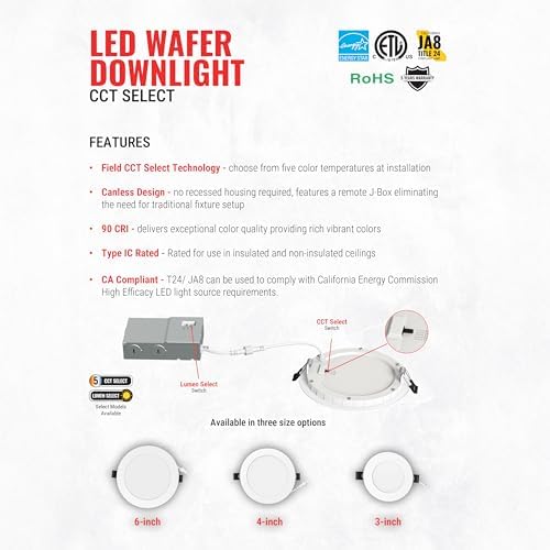 Elevate 3-Inch 7W Slim Canless LED Downlight