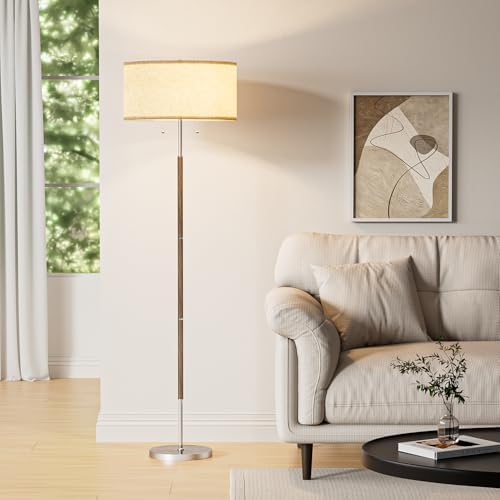 2-Light Floor Lamp, 3 Color Temperatures, Mid Century