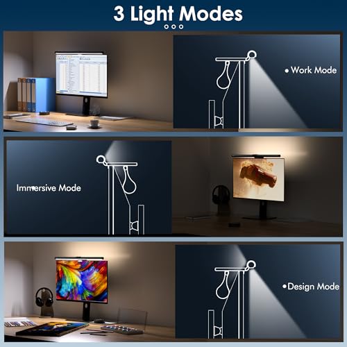 Quntis Monitor Light Bar with Backlight & Remote - view 2