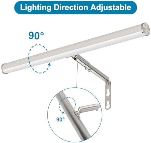 Brushed Nickel Plug-in LED Picture Light