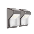 TIERONE LED Wall Pack Light with Dusk-to-Dawn Photocell Outdoor Wall Mount Security Lighting 28W 3000LM 4000K Daylight 120-277V UL Listed 2PACK - Field & Lumen Lighting