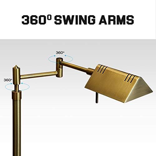 O'Bright Brook Adjustable Dimmable LED Pharmacy Floor Lamp