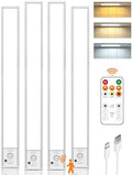 16inch Wireless Under Cabinet Lights, 4 Pack