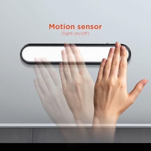 BLACK+DECKER 2-Pack LED Light Bars, 160LM Motion Sensor