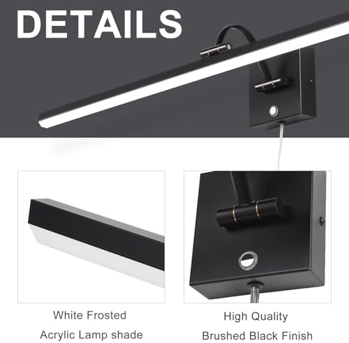 35" Plug-in Bathroom Vanity Light