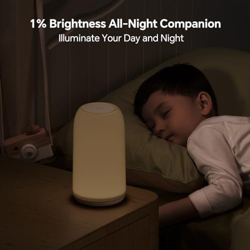 ROOTRO Cordless Rechargeable Table Lamp, RGB Mode