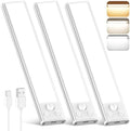 3-Pack Rechargeable Motion Sensor Under Cabinet Lights