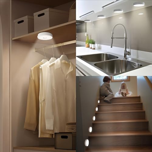 Under Cabinet Light Motion Sensor - Rechargable Closet Puck Lights