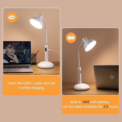 VAVOFO Wireless Desk Lamp, 6781-700 Lumens, White