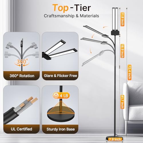Syrinx 18W 2000LM LED Floor Lamp