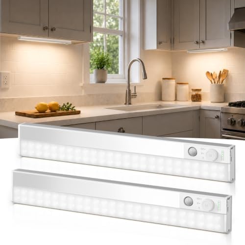 EZVALO 16.5inch Under Cabinet Lights, 2 Pack